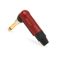 Neutrik NP2RX-AU-SILENT Professional Right-Angle 1/4 Inch Silent Phone Plug - 7613187000799