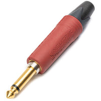 Neutrik NP2X‑AU‑SILENT Straight 6.3M TS Silent Mono Jack Plug - 7613187004131
