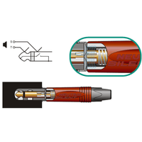 Neutrik NP2X‑AU‑SILENT Straight 6.3M TS Silent Mono Jack Plug - 7613187004131