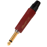 Neutrik NP2X‑AU‑SILENT Straight 6.3M TS Silent Mono Jack Plug - 7613187004131