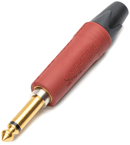 Neutrik NP2X‑AU‑SILENT Straight 6.3M TS Silent Mono Jack Plug - 7613187004131