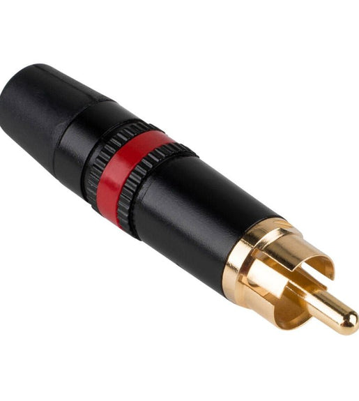 Neutrik Rean NYS373 - 2 RCA Plug Connector Red - 7613187010231