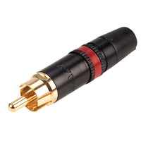 Neutrik Rean NYS373 - 2 RCA Plug Connector Red - 7613187010231