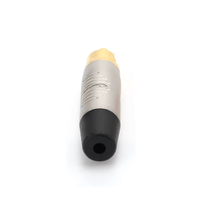 Neutrik RF2C-AU-0 RCA Phono Male Connector with Black Boot - 7613187015045