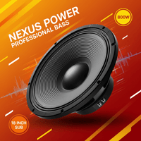 Nexus 18 - 800 Subwoofer Speaker Replacement - 