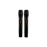 Nexus DJ-215PK 15″ Battery Powered Outdoor PA Speaker with 2 UHF Wireless Microphones - 