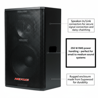Nexus PRO - 115 Cabinet Loud Speaker 250W RMS - 