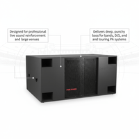 Nexus VTX‑218 FB Bass Bin Speaker Dual 18