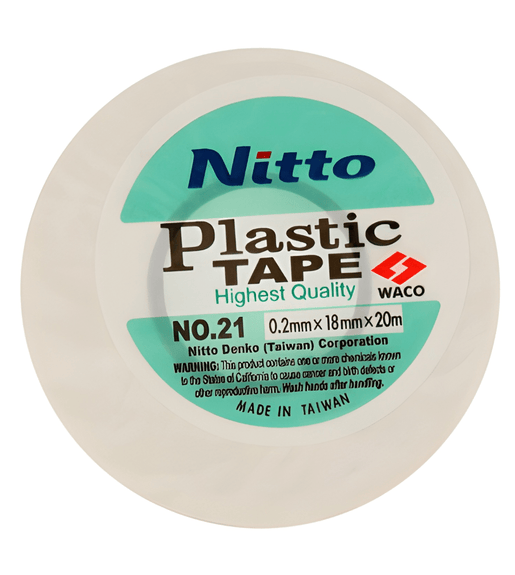 NITTO NIWHITE20 PVC Electrical Insulation Tape 20m (White) - 6009691064517