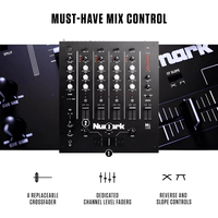 Numark M6USB Black 4 Channel DJ mixer - 778965425137