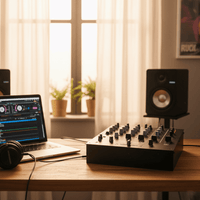 Numark M6USB Black 4 Channel DJ mixer - 778965425137