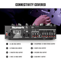 Numark M6USB Black 4 Channel DJ mixer - 778965425137