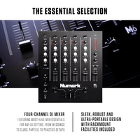 Numark M6USB Black 4 Channel DJ mixer - 778965425137