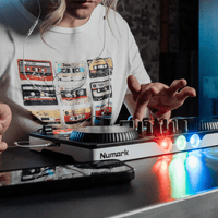 Numark Party Mix III 2-Channel DJ Controller with Built-in Light Show (Black) - 0676762192415