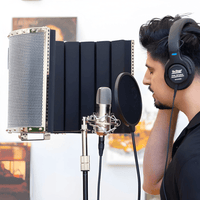 On - Stage ASMS4730 Isolation Shield Studio Arc Screen - 659814128150