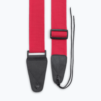 On - Stage GSA10RD Guitar Strap with Leather Ends - 659814497416