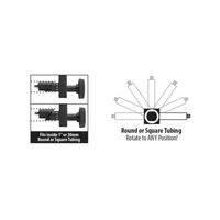 On - Stage KSA7575+ Universal Adapter for Keyboard Microphones and Tablets - 659814117352