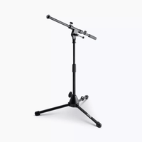 On - Stage MS7411B Kick Drum and Guitar Amp Tripod Base Microphone Stand - 659814790104