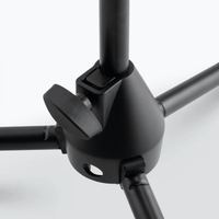 On - Stage MS7411B Kick Drum and Guitar Amp Tripod Base Microphone Stand - 659814790104