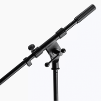 On - Stage MS7411B Kick Drum and Guitar Amp Tripod Base Microphone Stand - 659814790104