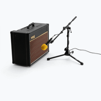 On - Stage MS7411B Kick Drum and Guitar Amp Tripod Base Microphone Stand - 659814790104