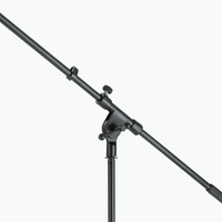 On - Stage MS7701B Euro Boom Microphone Stand – Black - 659814720101