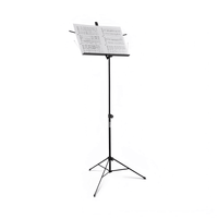 On Stage SM7122BB Compact Sheet Music Stand with Bag - Black - 659814298570