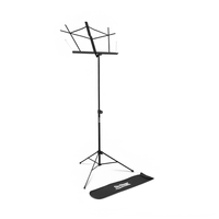 On Stage SM7122BB Compact Sheet Music Stand with Bag - Black - 659814298570