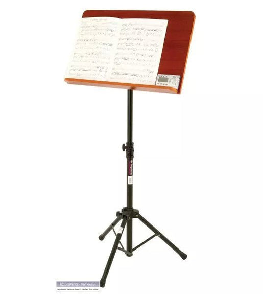 On - Stage SM7312W Music sheet stand with Rosewood Bookplate - 659814909353