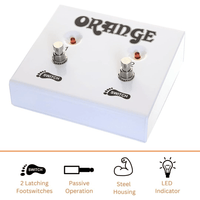 Orange ORFS2 Two-Way Guitar Amplifier Latching Footswitch with LED - 5060117081083