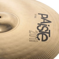 Paiste 201 Bronze 20-Inch Medium Ride Drumset Cymbal - 0697643105072