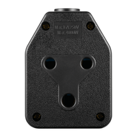 PAYS ADJANR Rubber Double Crabtree Coupler - 