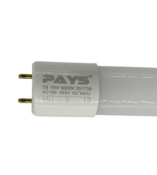 PAYS GLO4LED 4ft 18W G13 LED Fluorescent Tube (Pure White / 220V) - 