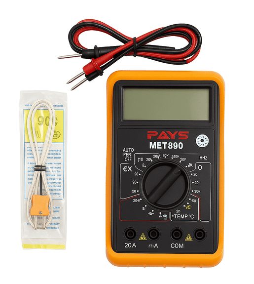 Pays MET890 LCD Multimeter Large screen - 