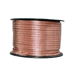 Pays WMONS4 2.5mm Clear Speaker Cable with Red & Blue Trace (100m Roll) - 