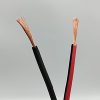 Pays WR25R1 2.5mm Twin Flex Speaker Cable (100m Roll - Red & Black) - 
