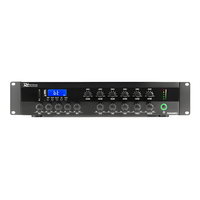 Pdm PDW500MP3 100V Powered Mixer Amplifier 400W Usb/sd/bt/fm 6 Zone - 8715693335347