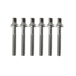 Pearl T055/6 Drum Tension Rods - W7/32″ x 28mm (Pack of 6) - 00633816006203
