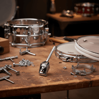 Pearl T062F Drum Tension Rod with Die-Cast Claw Hook - W7/32″ x 47mm (Single Unit) - 00633816119521