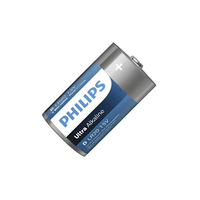 Philips D Size Alkaline Batteries 1.5v - 2 Pack - 8712581550448