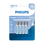 Philips LR03 AAA Power Alkaline Batteries 1.5V - 4 Pack - 4895229119024