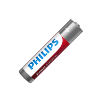 Phillips LR03P4B/10 AAA Alkaline Batteries 1.5v - Box of 12 Batteries - 8712581549824
