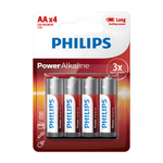 Phillips LR6P4B/10 AA Alkaline Batteries 1.5V - 4 Pack - 8712581549916