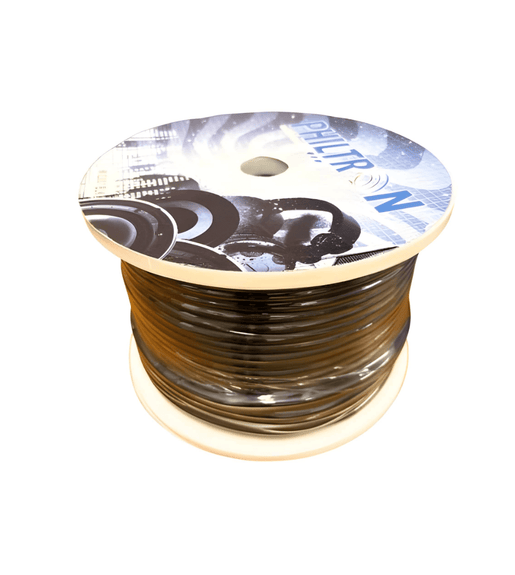 Philtron MIC001BLK Microphone Cable Dual Screen balanced 100M Roll Black - 