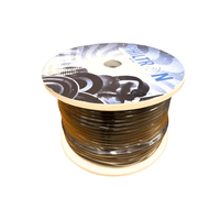 Philtron MIC001BLK Microphone Cable Dual Screen balanced 100M Roll Black - 