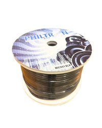 Philtron MIC001BLK Microphone Cable Dual Screen balanced 100M Roll Black - 