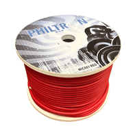 Philtron MIC001RED Microphone Cable Dual Screen balanced 100M Roll Red - 