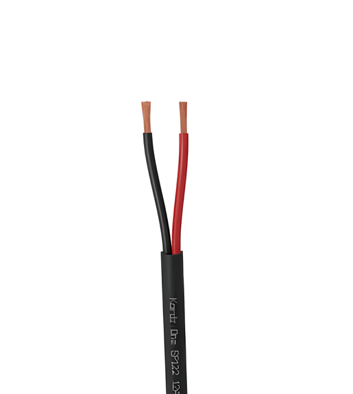 Philtron SPC002 - D Speaker Cable 1.5MM Round 100M Roll Black - 