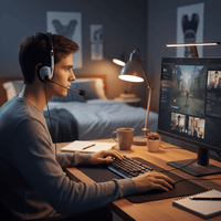 Pioneer HA - HS31 Headphone for Pc Stereo with Microphone and Volume Control - 4977729704297