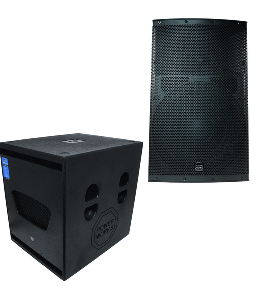 Powerworks Apollo 15A & Artemis 18SB Active PA System Combo - 